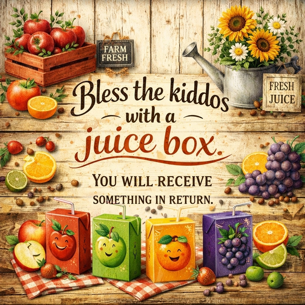 Bless The Host Kiddos With A Juice Box